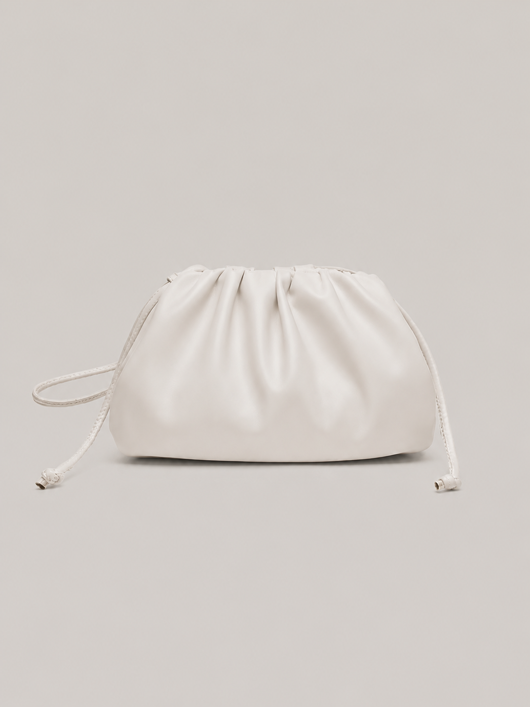 Women's Pleated Drawstring Crossbody Bag
