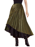 Women’s Asymmetrical Pleated Skirt