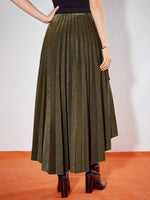 Women’s Asymmetrical Pleated Skirt