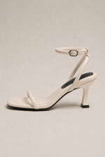 Women’s Ankle Strap Heeled Sandals with Square Toe