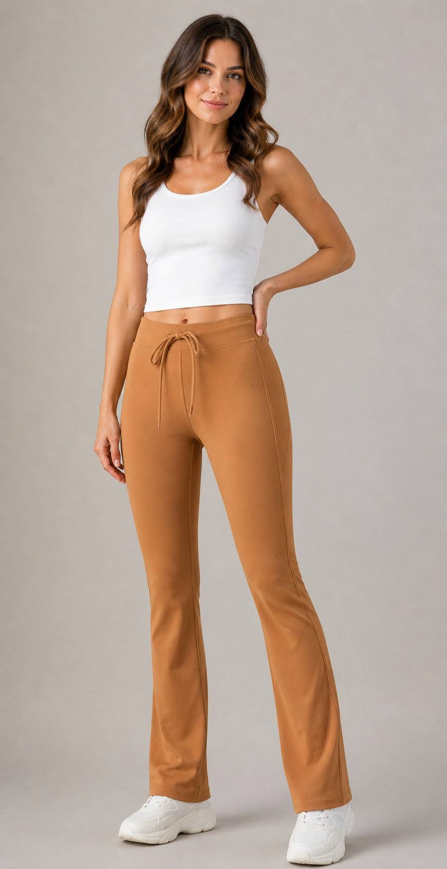 Womens Bell-Bottom Yoga Pants