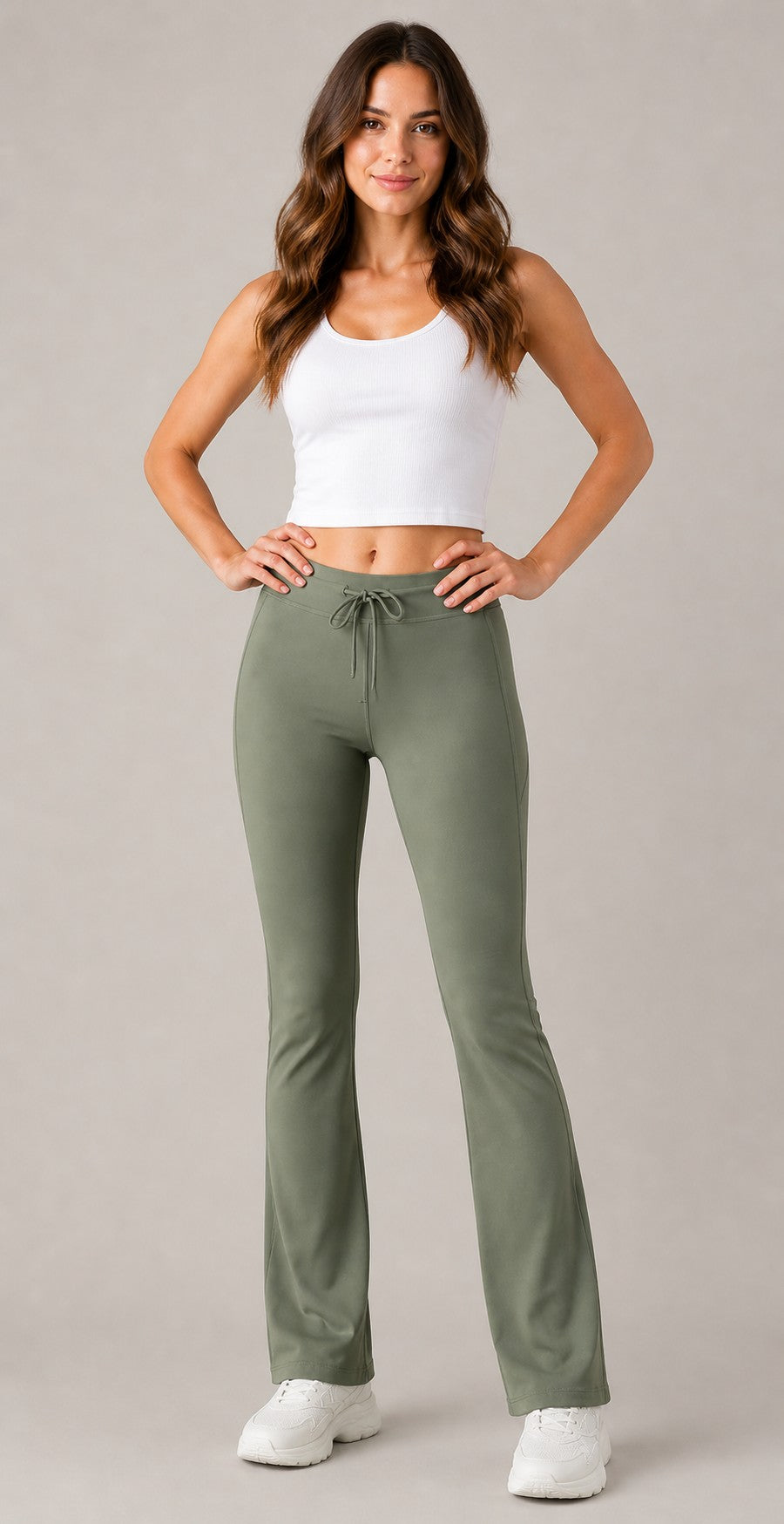 Womens Bell-Bottom Yoga Pants