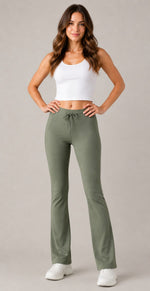 Womens Bell-Bottom Yoga Pants