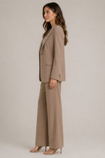 Women’s Blazer Straight Leg Pants Suit