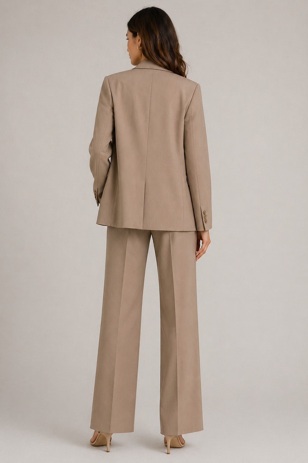 Women’s Blazer Straight Leg Pants Suit