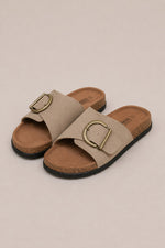 Women’s Buckle Slide Sandals