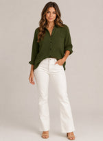 Women's Button Down Long Sleeve Shirt