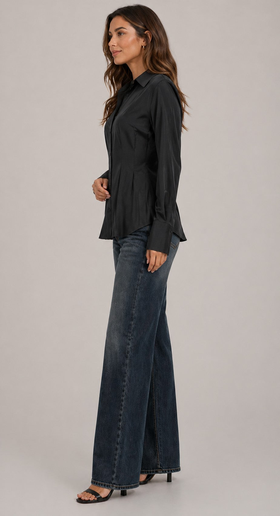 Women’s Button Front Long Sleeve Shirt