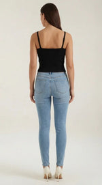 Women's Button Front Ribbed Tank Top