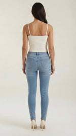 Women's Button Front Ribbed Tank Top
