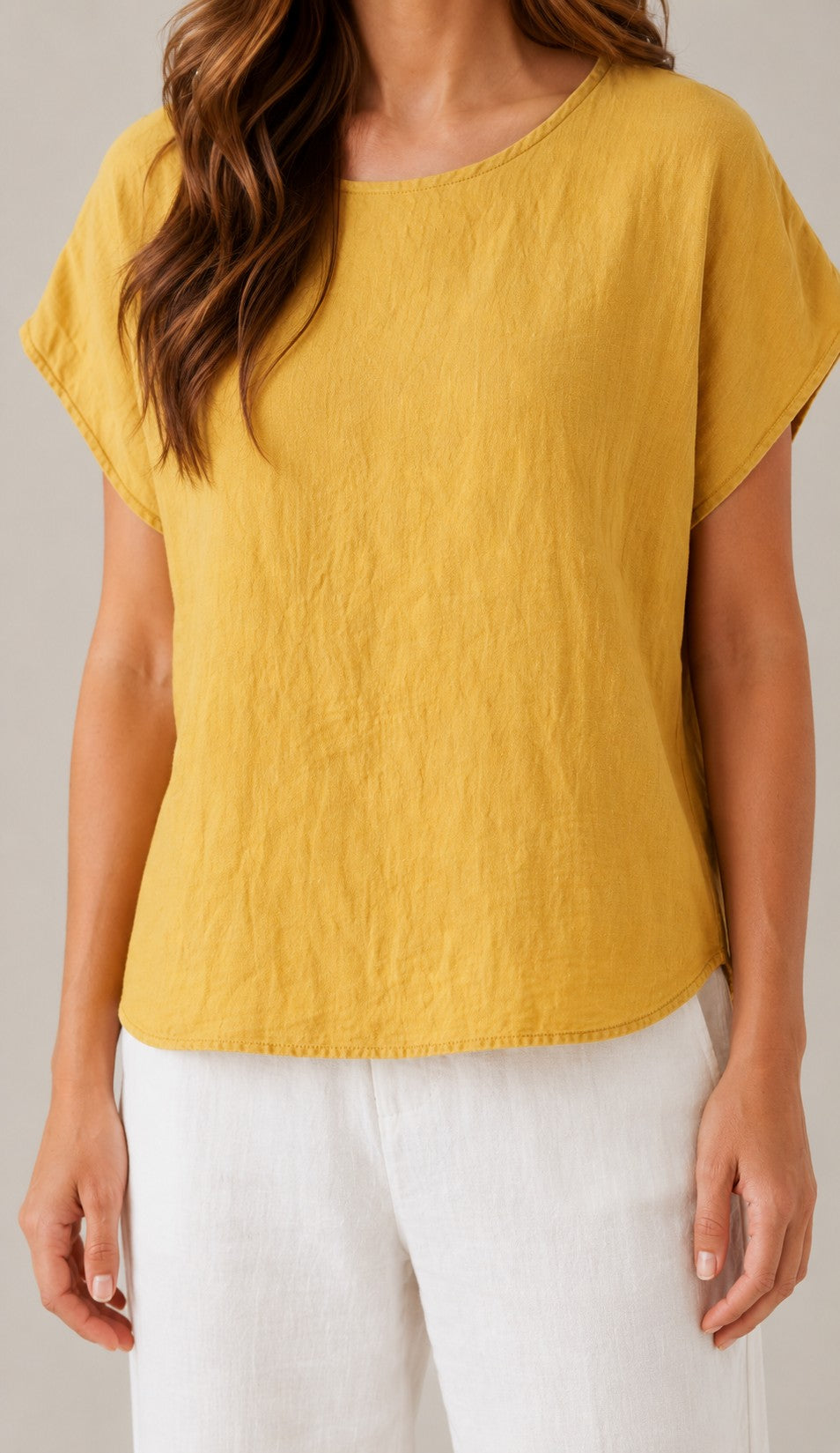 Women's Casual Round Neck Short Sleeve Blouse