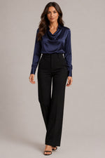 Women’s Cowl Neck Long Sleeve Blouse