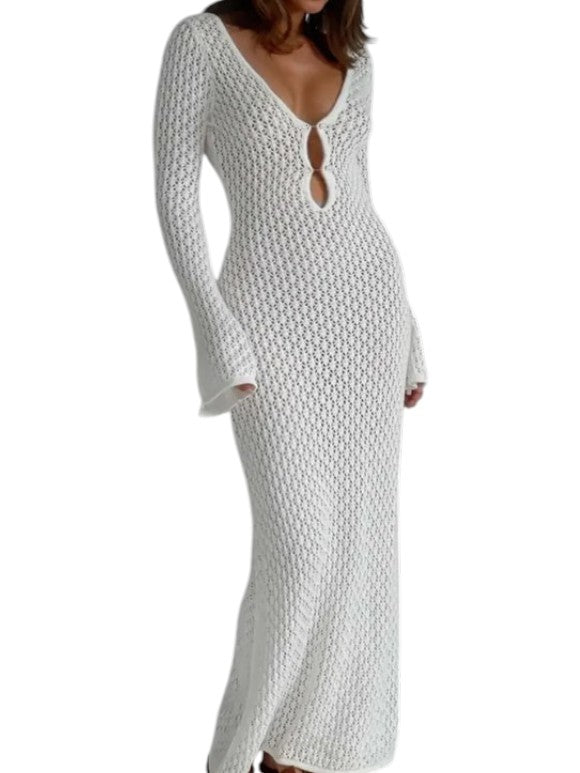 Women's Crochet Maxi Dress