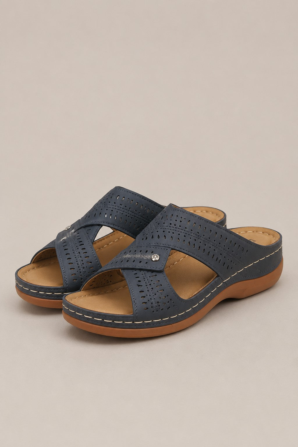 Women's Cutout Slide Sandals