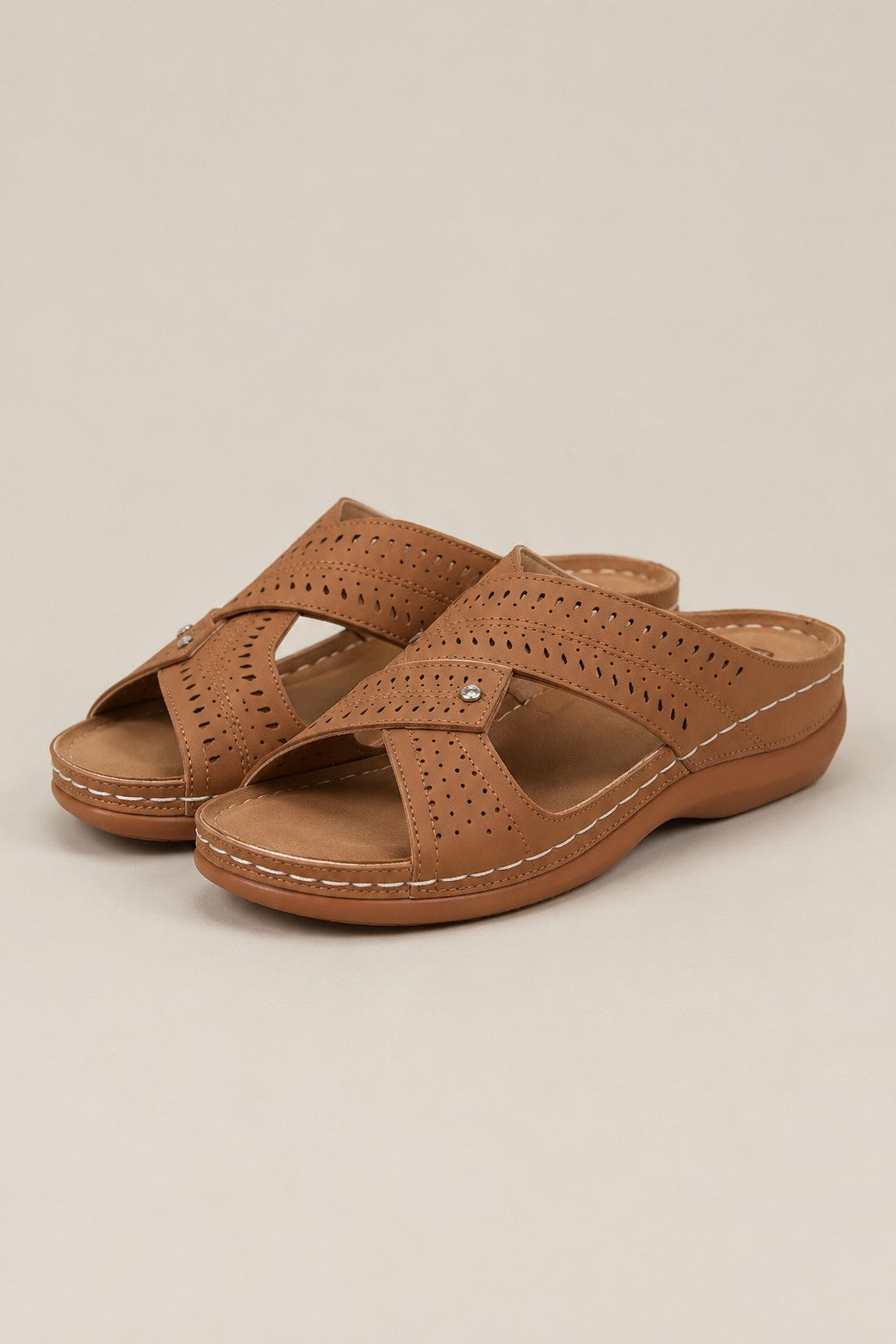 Women's Cutout Slide Sandals