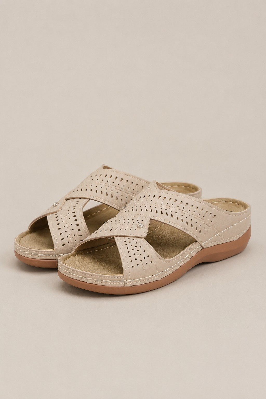 Women's Cutout Slide Sandals