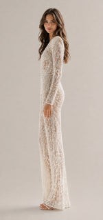 Women's Deep V-Neck Long Sleeve Patterned Jumpsuit