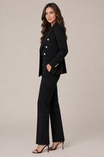 Women’s Double Breasted Blazer Pants Suit
