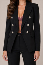 Women’s Double Breasted Blazer Pants Suit