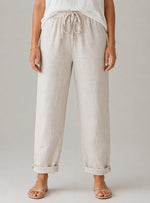 Women’s Drawstring Waist Straight Leg Pants
