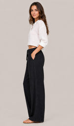 Women’s Drawstring Waist Wide Leg Pants
