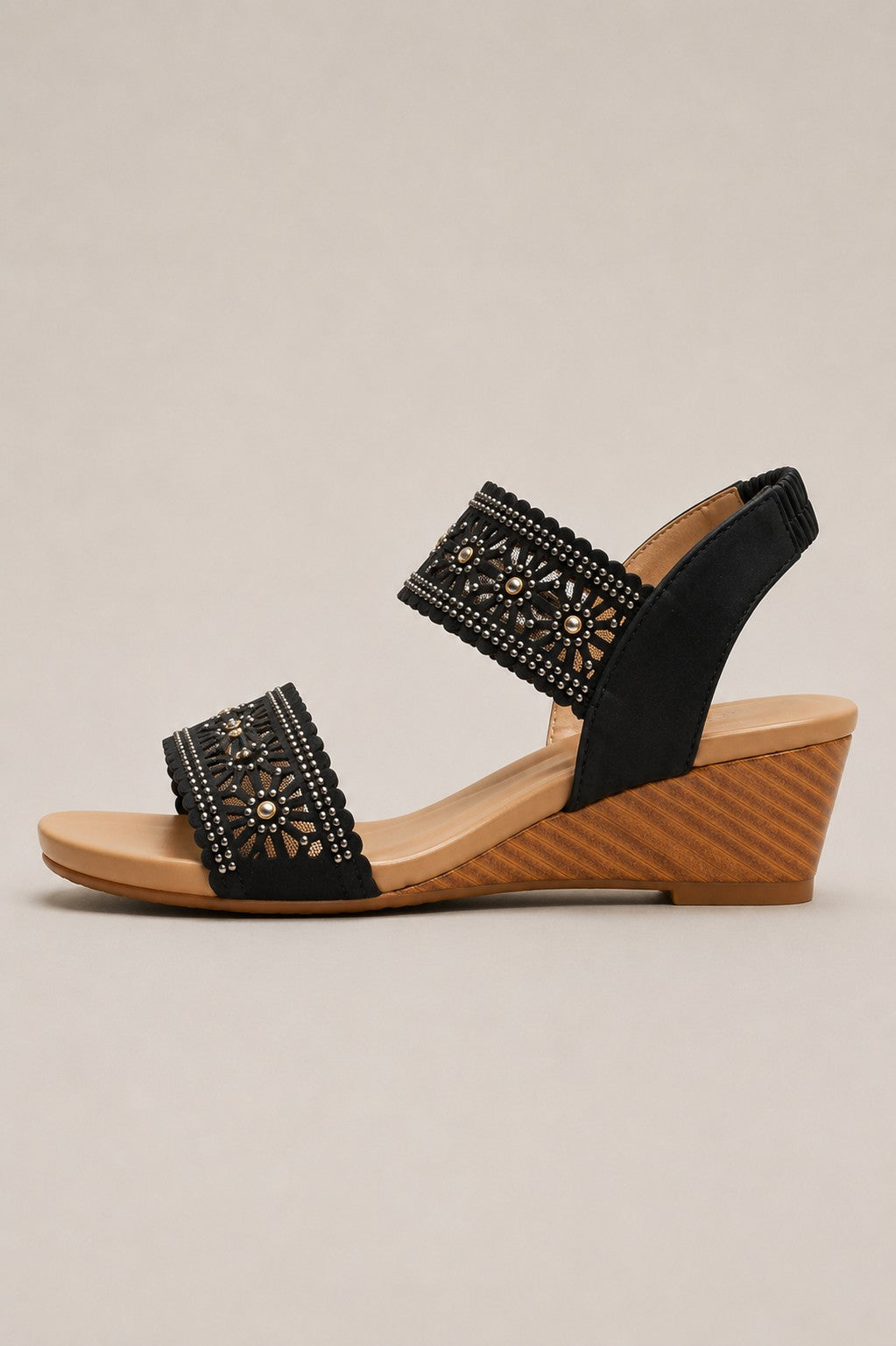 Women's Embellished Wedge Sandals