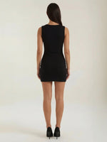 Women's Fitted Sleeveless Mini Dress