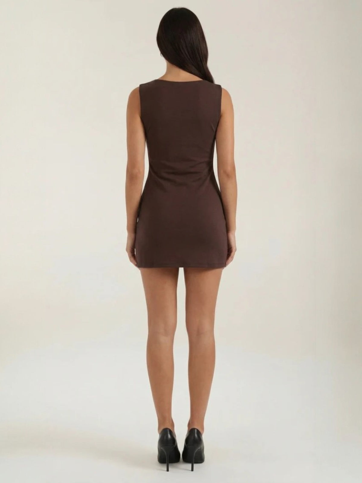 Women's Fitted Sleeveless Mini Dress