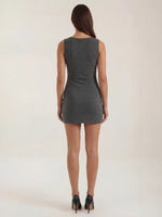 Women's Fitted Sleeveless Mini Dress