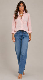 Women's Floral Print Ruffle Neck Blouse