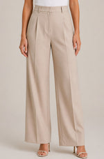 Women’s Front Pleats Wide Leg Pants