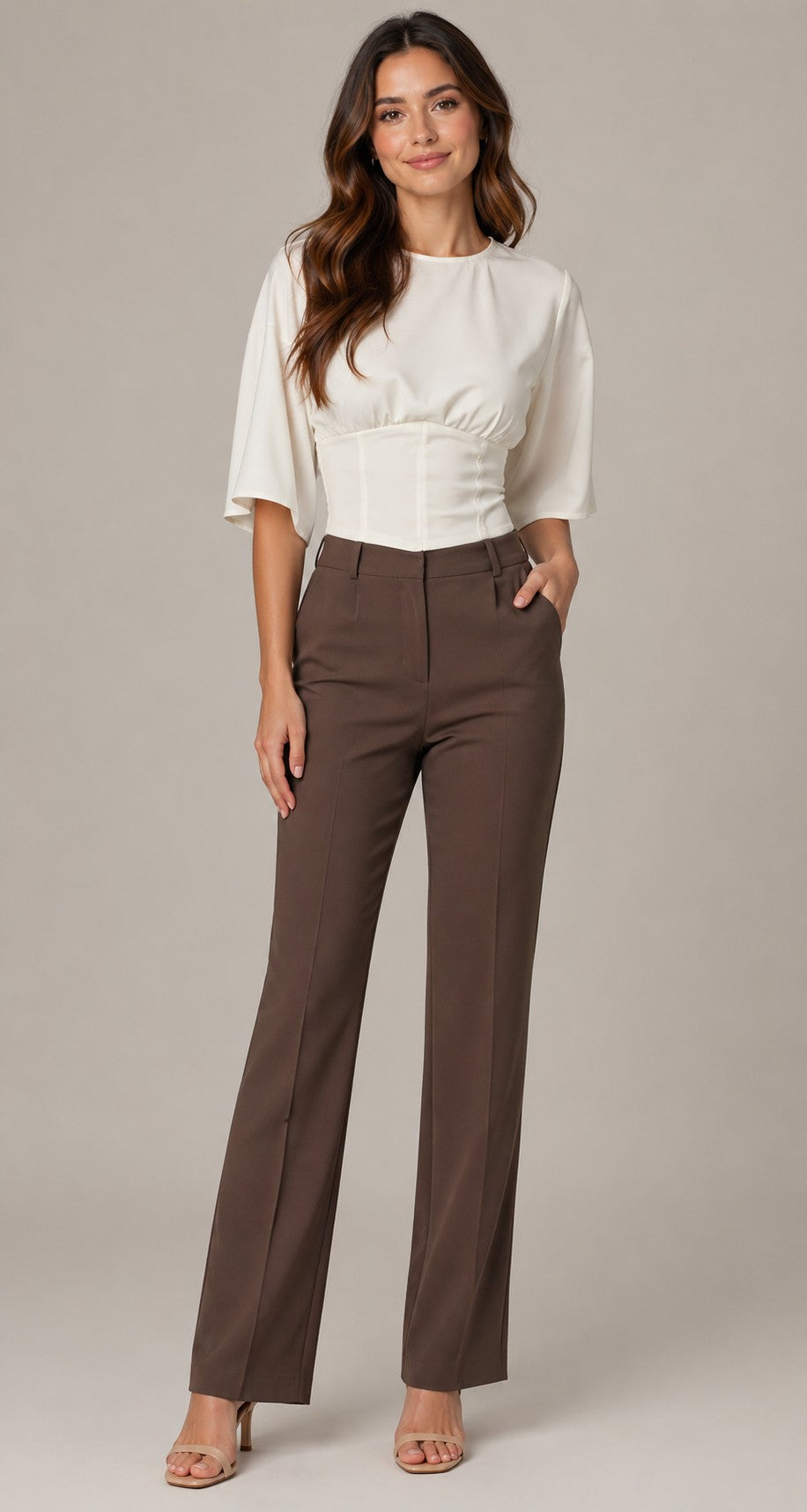 Women’s Half Sleeve Corset Style Blouse