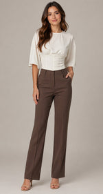 Women’s Half Sleeve Corset Style Blouse