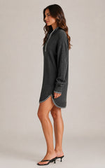 Women's Half Zip Sweater Dress