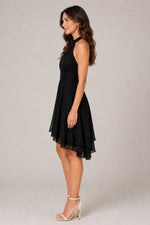 Women's Halter Neck High-Low Dress