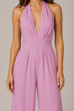 Women’s Halter Neck Sleeveless Jumpsuit
