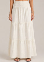 Women’s High Waist Tiered Maxi Skirt