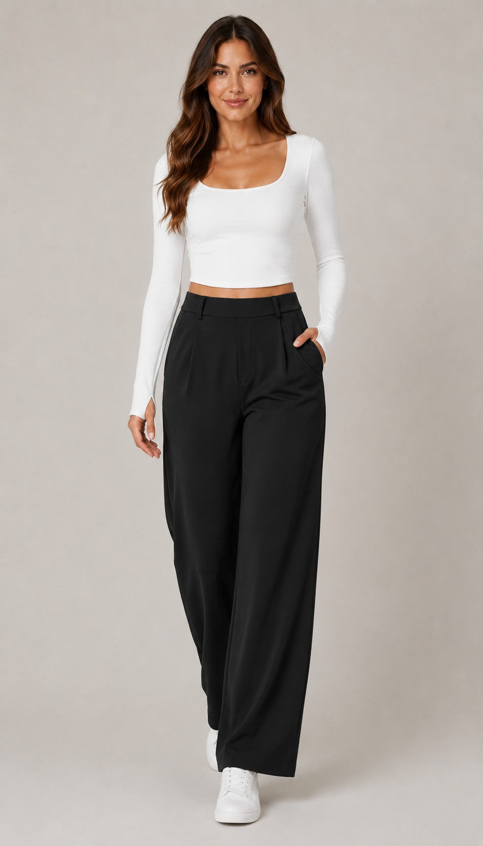 Women’s High Waist Wide Leg Pants