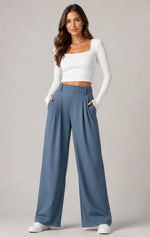 Women's High Waisted Wide-Leg Pants