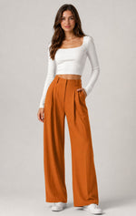 Women's High Waisted Wide-Leg Pants