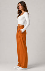 Women's High Waisted Wide-Leg Pants