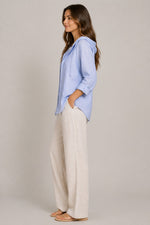 Women’s Hooded Button-Up Long Sleeve Shirt