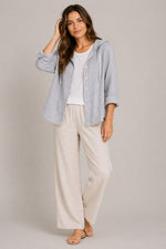 Women’s Hooded Button-Up Long Sleeve Shirt