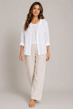 Women’s Hooded Button-Up Long Sleeve Shirt