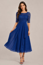 Women’s Lace Bodice Midi Dress