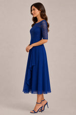 Women’s Lace Bodice Midi Dress