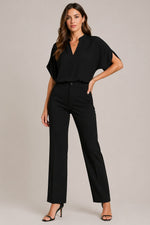 Women’s Lace V-Neck Long Sleeve Blouse