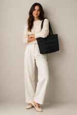 Women's Large Quilted Tote Bag