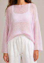 Women's Lightweight Open-Knit Sweater