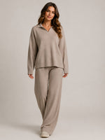 Women's 2 Piece Long Sleeve Lounge Set